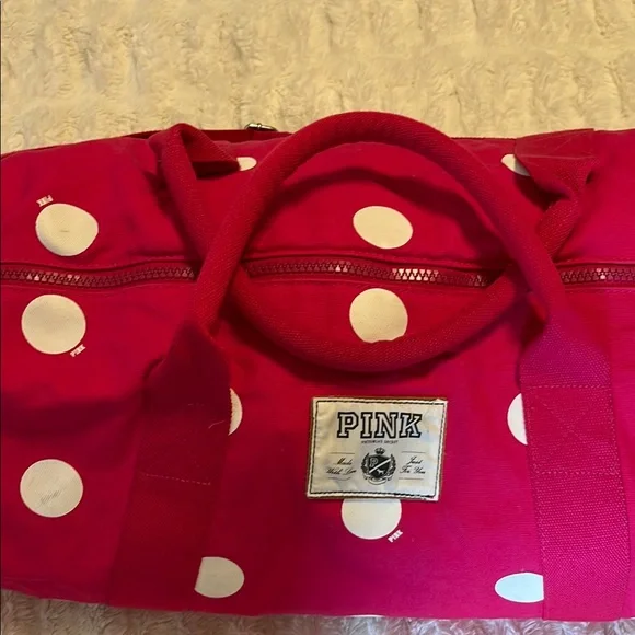 PINK Victoria's Secret Pink and White Travel Bag - Picture 3 of 13